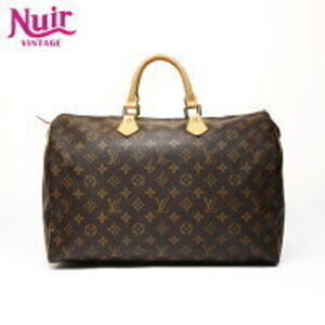 Louis Vuitton Monogram Speedy Handbag Brown